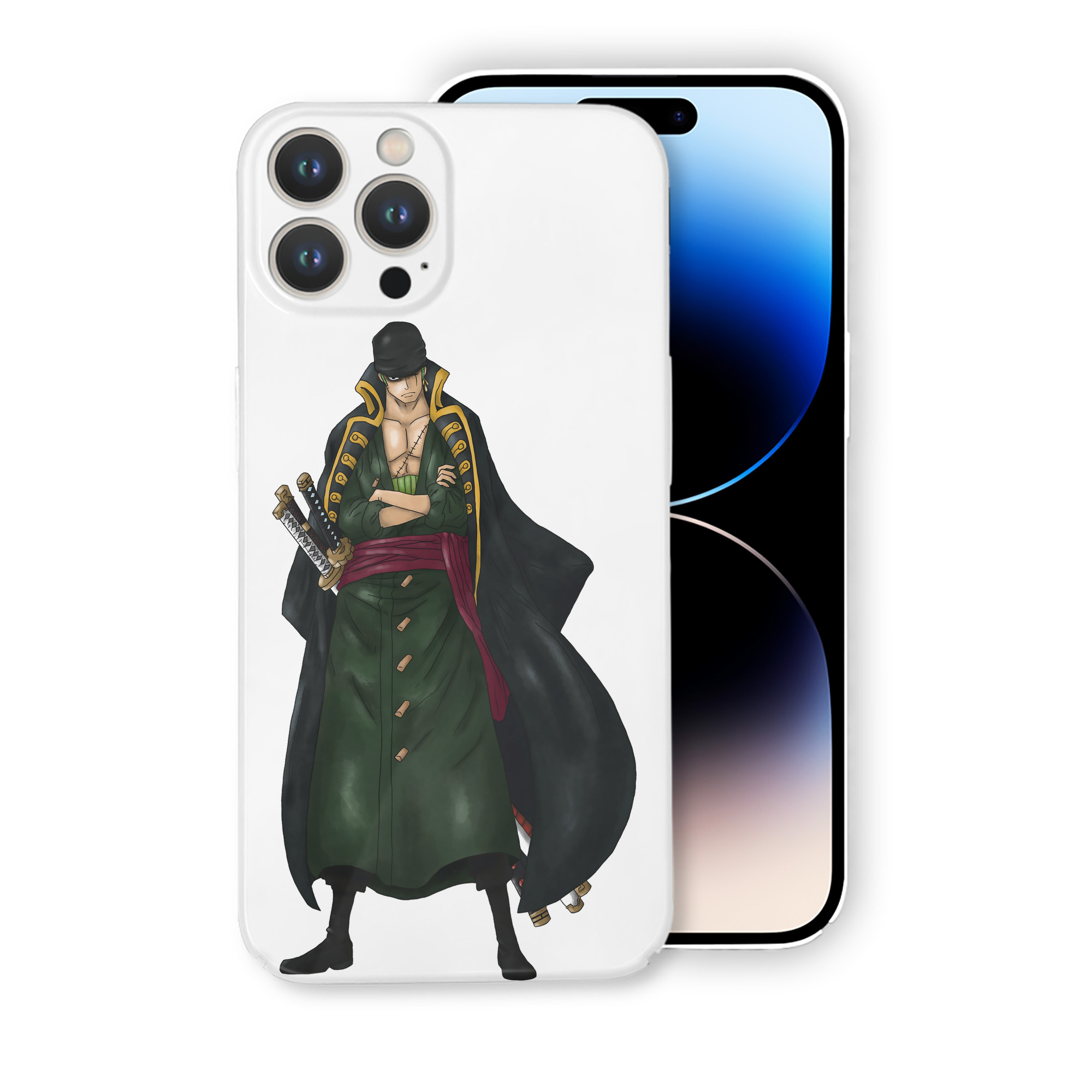 （画像用） ワンピース ロロノア・ゾロ ONE PIECE Roronoa Zoro 【iPhone 14シリーズ対応】ハードケース